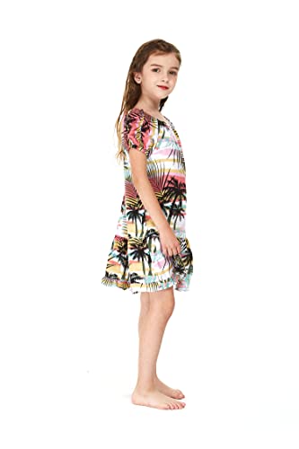 Image of Hawaii Hangover Family Matching Hawaiian Clothes, Neon Sunset Pink | Family Matching Hawaiian Clothes, Neon Sunset Pink, lightweight rayon, machine washable, tropical floral print, luaus