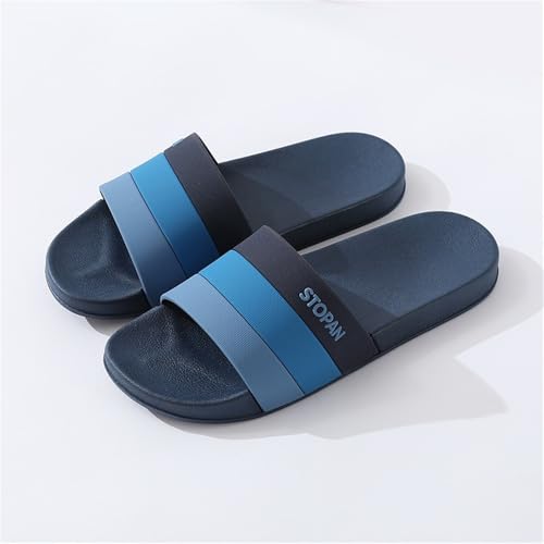 Men's Open Toe Slide Sandals - Soft Comfortable Indoor & Outdoor Shower Slippers2