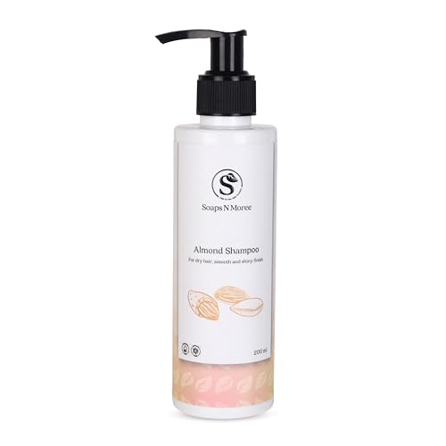 Image of Almond Shampoo for Hair Cleansing | Hydrating Shampoo for Dry, Rough & Dull Hair | Helps Cleanse Scalp, Improve Texture & Smooth Shine | Gentle Care for Fresh Feel & Manageable