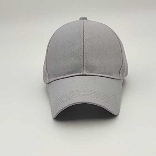 Image of solid plain unisex cotton caps free size adjustable casual look stylish cap