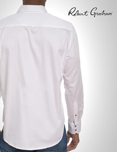 Robert Graham Men's Date Night Long Sleeve Woven Button Down Shirt4
