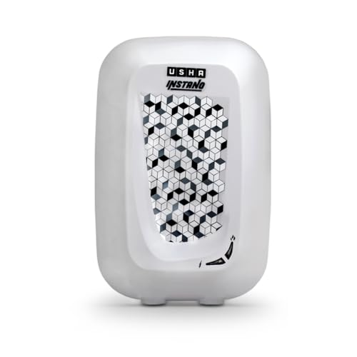 USHA Instano Instant 3-Litre Verticle Water Heater (Moonlight White),Free Installation