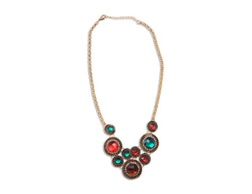 Preisvergleich Produktbild Enez XXL Halskette Blogger Necklace Choker Collier Gliederkette 50cm R786