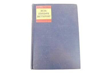 Hardcover Funk & Wagnalls Desk Standard Dictionary Book