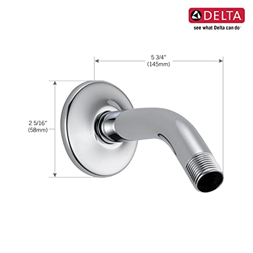 Delta Faucet U4993-Pk 5.75 Inch Shower Arm And Flange, Chrome #TOP1