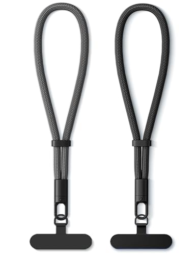 2 Pack Phone Wrist Strap, Wrist lanyard for iPhone Case Camera, Anti Theft Phone Strap Lanyard with 360° Rotating Hook, Charm Chain Camera Wristlet for Travel