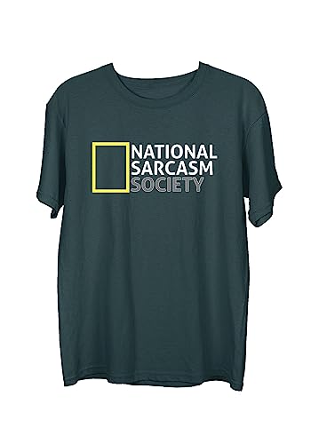 Image of Wear Your Opinion Men's S to 5XL Premium Combed Cotton Printed Half Sleeve T-Shirt (Design : Sarcasm Society)