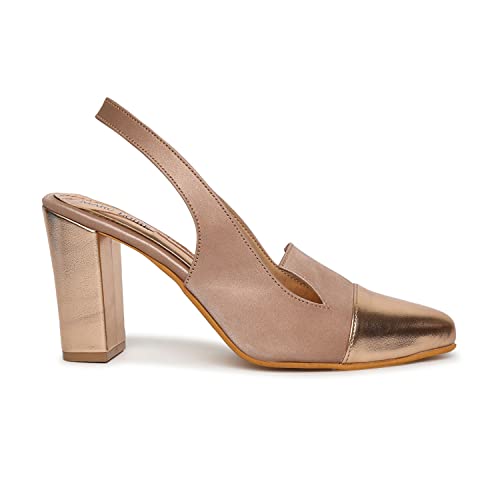 Image of Marc Loire Women's Fashion Pointed Stiletto Heel Pump Shoes for Party and Formal Occasions.