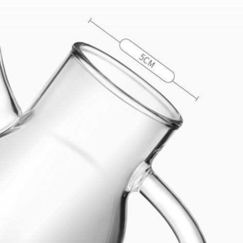 NICEXMAS Dispensador de Azeite de Oliva Garrafas de Vinagre Galheteiro de Garrafa de Vidro Com Tampa