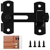 🔒 Polyvalent - Cette serrure est parfaite pour sécuriser une variété d’applications, y compris les portes, les fenêtres, les placards, les portes pour animaux de compagnie et même les couvertures de jardin. Sa conception adaptable en fait le choix parfait pour tous vos besoins de sécurité domestique et extérieur.