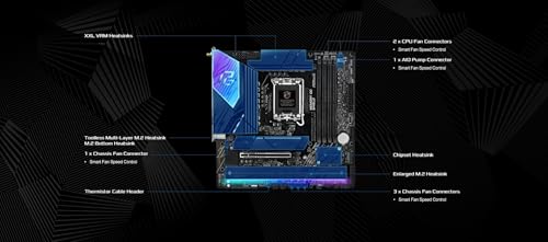 B860M Lightning WiFi DDR5 Intel S1851 retail (90-MXBQG0-A0UAYZ) - Scheda madre - Immagine 6