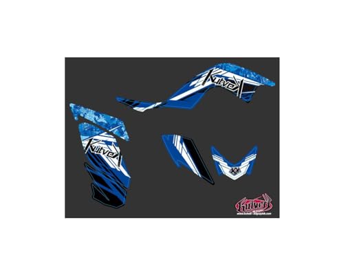 Kit déco pour Yamaha 700 Raptor bleu compatible avec modèles 2006 à 2012 - 2