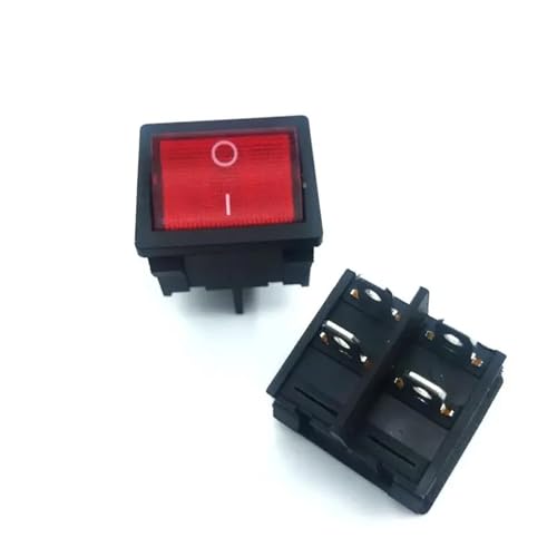 Interruptor basculante KCD5 de 4 pines 2 posiciones 250V CA para encendido y apagado