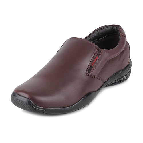 Image of Red Chief Men's Genuine Leather Slip-On Formal Shoes - Effortless Style, Everyday Comfort | RC3812