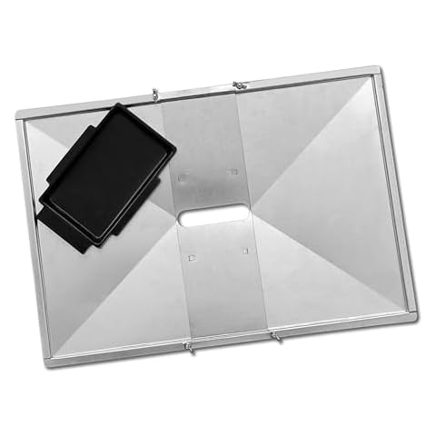 Quickflame Replacement Grease Tray Set for 2-3 Burner BBQ Grill Models (Small to Mid-Size Grills) from Nexgrill, Dyna Glo, Weber, Kenmore, BHG and Others (16 to 18 inches Wide) (GT18) Cover