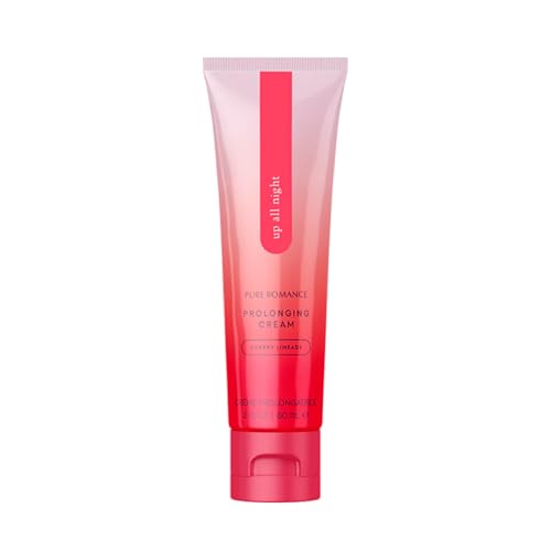 Pure Romance Up All Night Delay Numbing and Desensitizing Cream for Men Flavored Cream for Men Cherry Limeade 2 Fl Oz