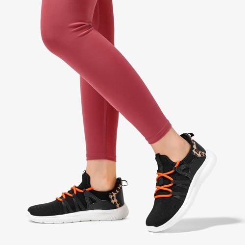 STQ Womens Slip on Sneakers Breathable Tennis Arch Support Comfortable Walking Shoes Plantar Fasciitis Orthopedic Workout Gym Cross Training Athletic Standing2