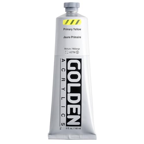 Acrylic - Golden Heavy Body Acrylic Primary Yellow 5oz tube