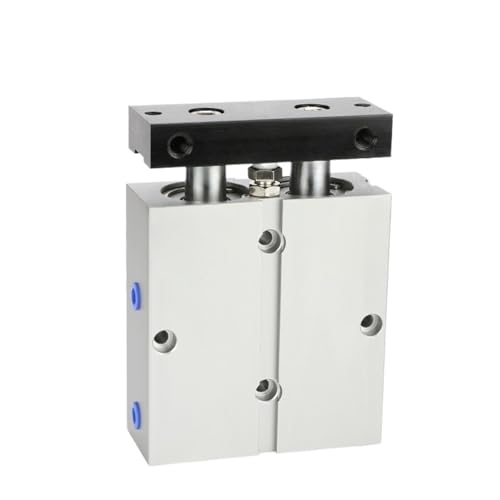 Vérin pneumatique double action TN10 x 90mm robuste à double tige