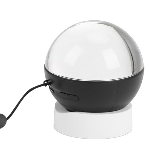 Lampe sphère avec 4 Go de stockage et boule de 3D en verre ABS pour éclairage design - 3
