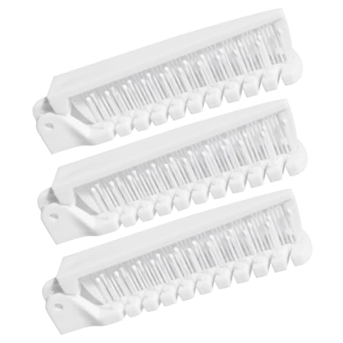 FINISPERSOO 3個 折りたたみ式静電防止ヘアブラシ コンパクト携帯用ダブルヘッドくし ポケット収納旅行 向け髪ケア用