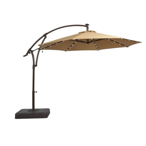 Garden Winds Replacement Canopy Top Cover for Hampton Bay LED Offset Solar Umbrella - WILL FIT MODEL YJAF-052 ONLY - WILL NOT FIT ANY OTHER MODEL