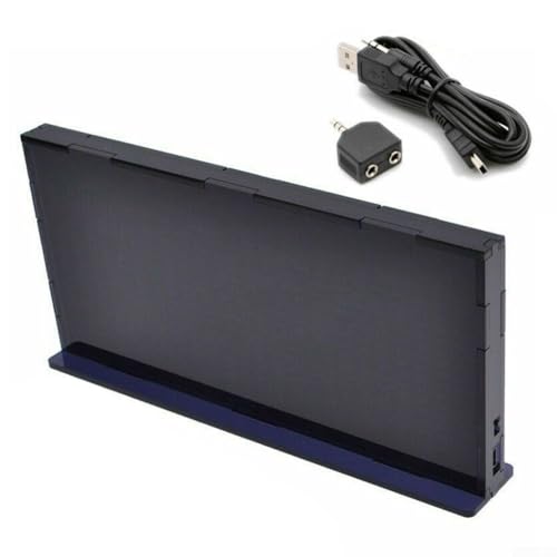 Oniissy Professioneller AS1424 LED Musik Audio Spektrum Analyzer mit 24 Frequenzbändern, 32-Bit Prozessor und Hardware AGC für Auto Audiosysteme und Home Entertainment