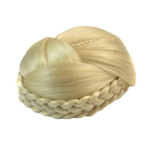 Chignon double tresse postiche idéal pour coiffure de soirée
