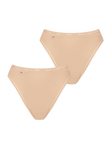 Sloggi Braguitas de Mujer Slip Midi Tai Mini Maxi Brasil Ropa Interior de Algodón Elástico para Mujeres, 48