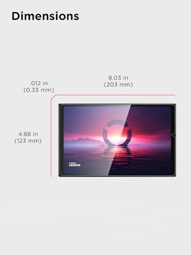 Image of Lenovo Legion Go Screen Protector - Ultra-Thin 0.33mm Protective Glass with 9H Hardness - Guards Against Drops, Scratches and Scrapes - Easy Application, High Transparency
