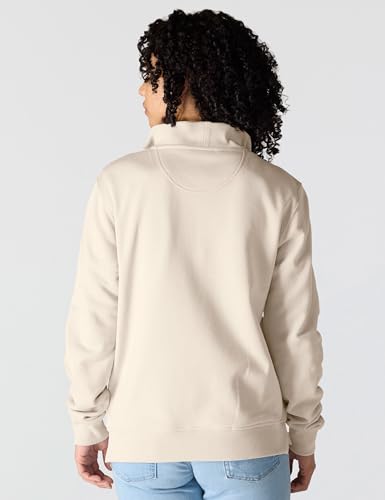 Carhartt Women's Tencel™ Fiber Series Half-Zip Sweatshirt, Oat Milk, Small - image 3