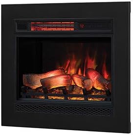 ClassicFlame 23 3D Infrared Fireplace Insert u0026 Flush Mount Kit - Black,  23II042FGL u0026 BBKIT-23 : Amazon.ca: Tools u0026 Home Improvement