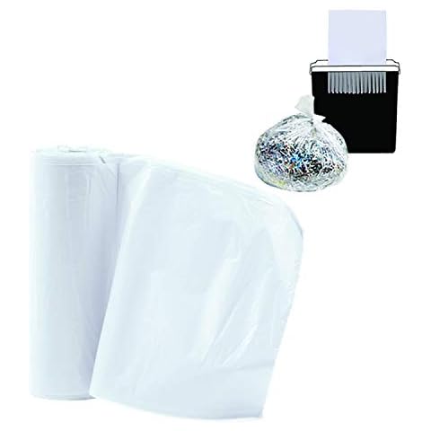 Upper Midland Products 50 Paper Shredder Clear Bags - Perfect Size for Most Paper Shredders up to 15 Gallons Cover