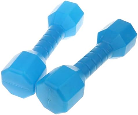 CUTICATE 4 Pieces Dumbbells Hand Weights Dumbbell for Strength Training,Dumbbell Toy Set Exercise Equipment for Kids Children's Day Gift Birthday Present - Blue/Pink
