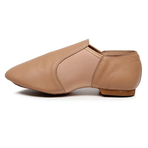 Chaussures danse jazz enfant noir enfiler cuir synthétique chausson toddler