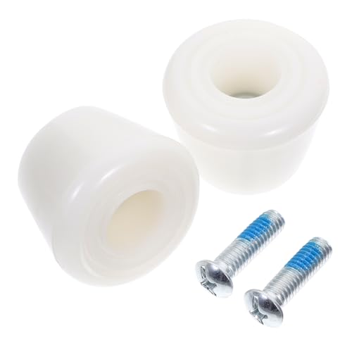 MERRYHAPY Set de 4 Zapatas de Freno para Patines de Doble y Patines de Ejercicio, Color, Tornillos, Accesorios para Patinaje Urbano Pista