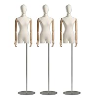 Amazon.co.jp: 3個 マネキン 上半身 トルソー レデ ィース 取り外し