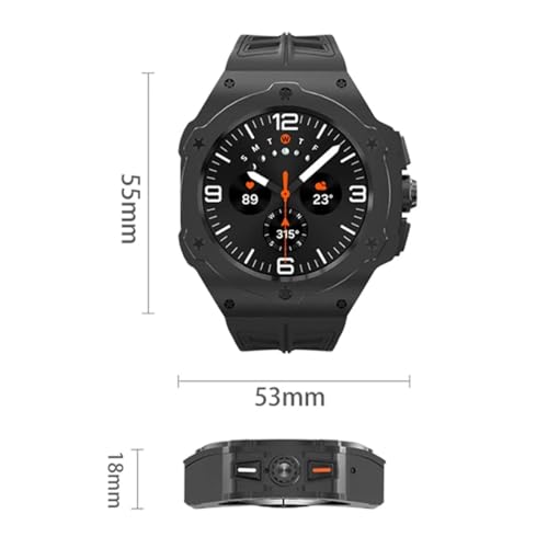 Kit boîtier acier inoxydable Ultra 47mm avec bracelet caoutchouc