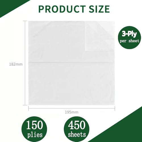 Image of Soft Durable Bamboo Facial Tissues - 3 Ply bleached Facial Paper Dry or Wet Use 12 Packs(150 Tissue per Pack, 1800 Tissues Total)