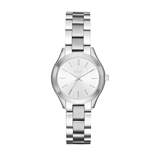 Montre pour femme minimaliste cadran analogique quartz en acier