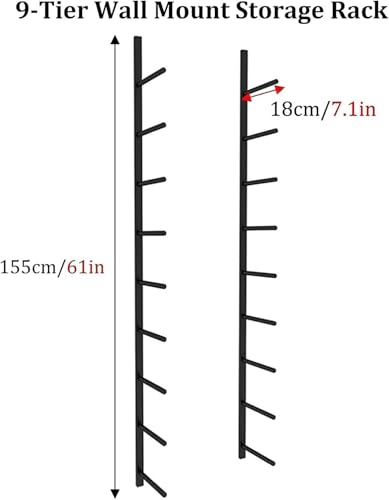 Soporte multicapa para esterillas de yoga Stonizer(d) para pared 8