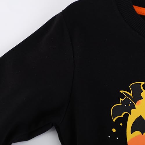 Image of Akyzic Toddler Boys Sweatshirts Cotton Crewneck Truck Shirt Dinosaur Long Sleeve Pullover Tops Tees 2-8T