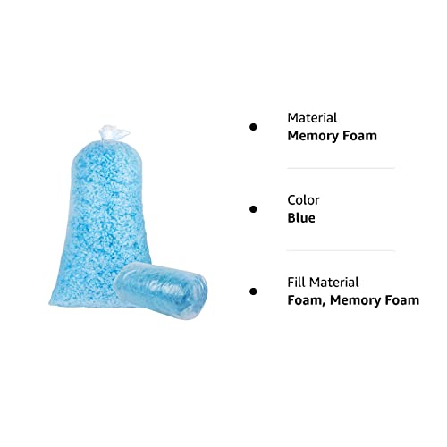Dr.dudu 5Lbs Shredded Memory Foam Filling For Bean Bag Filler, Soft And Convenient Pillow Stuffing Foam For Couch Cushion Dog Bed Chair Arts Crafts, Added Gel Particles #TOP7