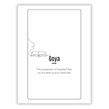 Druck-Palast Goya Urdu Poster - 30x40cm - Kunstdruck - 