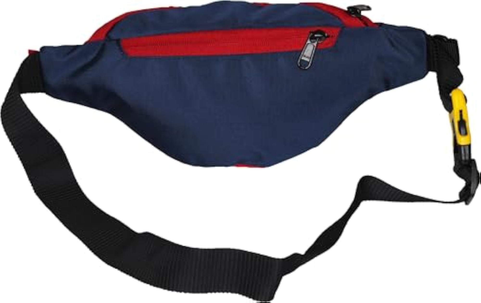 Blue PU Polyester Fabric Waist Pack, Travel Handy Pouch