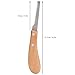 MUNEFE Horse Hoof Knife,Stainless Steel Hoof Knife,Hoof Knife for Horses,Suitable for Satisfyin All Your Cale and Horseshoe Trimmin(Ziza Riht Hand)