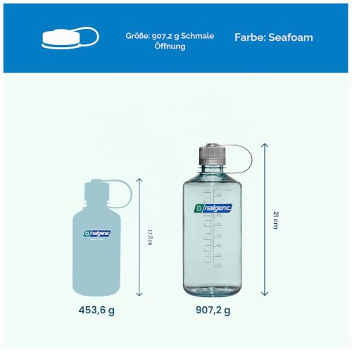 Nalgene EH Sustain Trinkflaschen Sea Foam 1 L – Ansicht 5