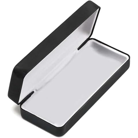 alladaga Hard Shell Eyeglasses Case Protective Glasses Case for Men and Women (Black) Cover
