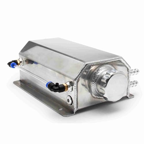 Contenedor de Captura de Aceite de Aluminio, Tanque de Desbordamiento de Refrigerante Tanques de Depósito de Latas de Captura de Aceite, Tanque Separador de Aceite Universal con