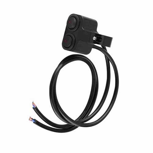 Interruptor doble de manillar CNC en aleación de aluminio para moto de 1 pulgada 4
